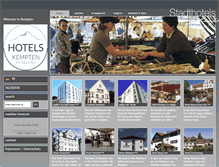 Tablet Screenshot of hotels-kempten.de